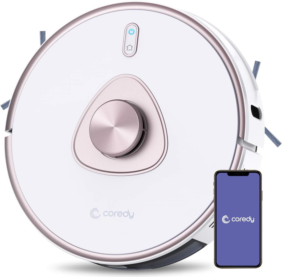 L900W Robot Vacuum, Robotic Vacuum Cleaner and Mop with LIDAR Navigation, Precision AI Mapping and Intelligent Mopping, 2700Pa Suction Z-Zag Routing, Carpets Boost, No-Go Zones, Wi-Fi Connected