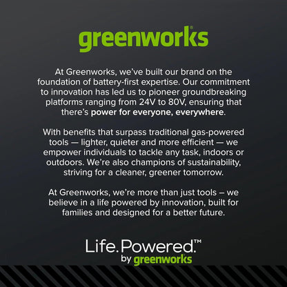 Greenworks C20Z Wire-Free Robotic Lawn Mower, up to 1/2 Acre, Rtkvision Navigation, 24-Degree Slope Climbing, Smart Obstacle Avoidance, App Control with Electric Height Adjustment