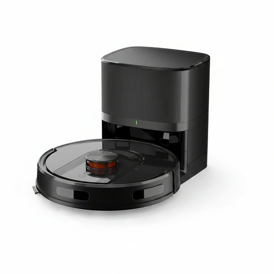 Robot Vacuum and Mop Combo with Self-Emptying, Customizable Map Cleaning with Lidar Navigation, 6000Pa Suction, Smart No-Go Zones, 70Days Hands-Free Robotic Vacuum Cleaner for Floor, Carpet, Pet Hair