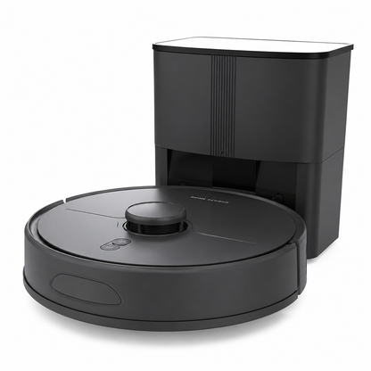 Self-Emptying Robot Vacuum and Mop, 6000Pa Powerful Suction, 90-Day Hands-Free,Lidar Navigation, Smart Mapping, App & Alexa Control, Robotic Vacuum for Pet Hair, Carpets and Hard Floors