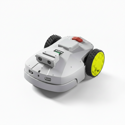 Robot Lawn Mower — 1.5 Acre Ultra Quiet Self Charging Robot Mower, up to 4 Inches Cutting Height, Robotic Lawn Mowers with RTK+4 Eye Vision, Mapping and anti Theft Tech, APP Control